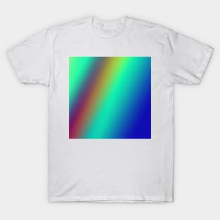 red blue green abstract texture background T-Shirt